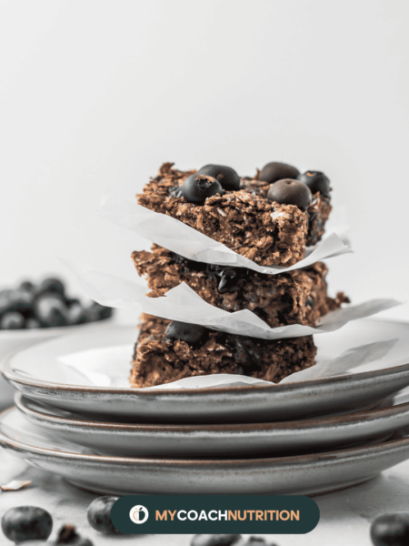 Gâteau avoine, cacao banane (8 parts)